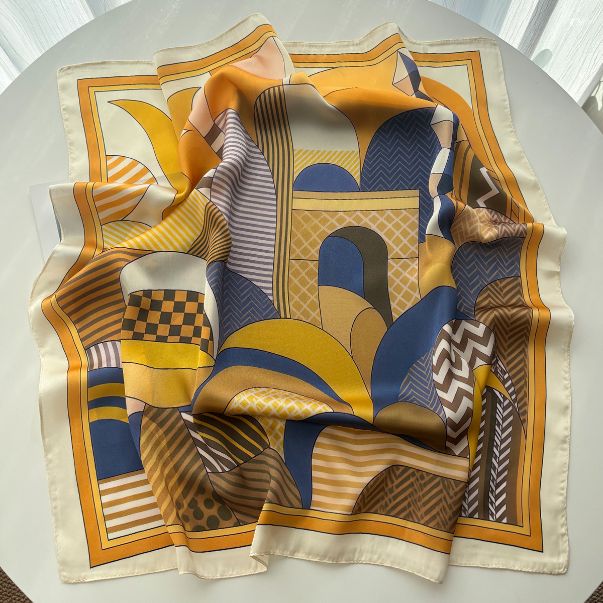 Luxury Square Scarf For Women  - Scarf Silk Square avis et prix