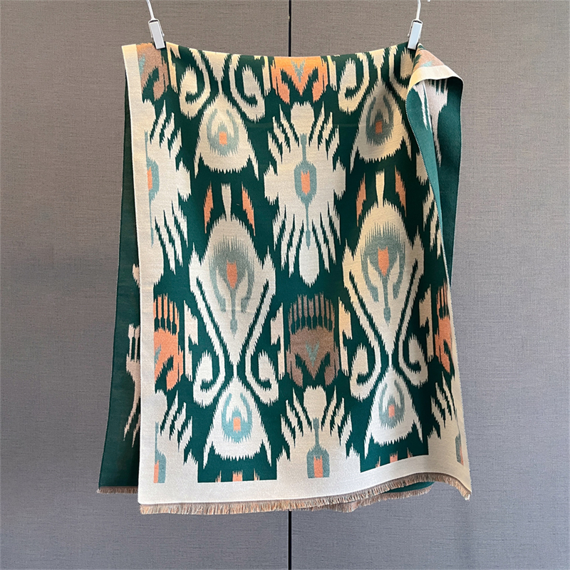 2025 Brand Warm Cashmere Ponch - Woven Scarf Blanket avis et prix