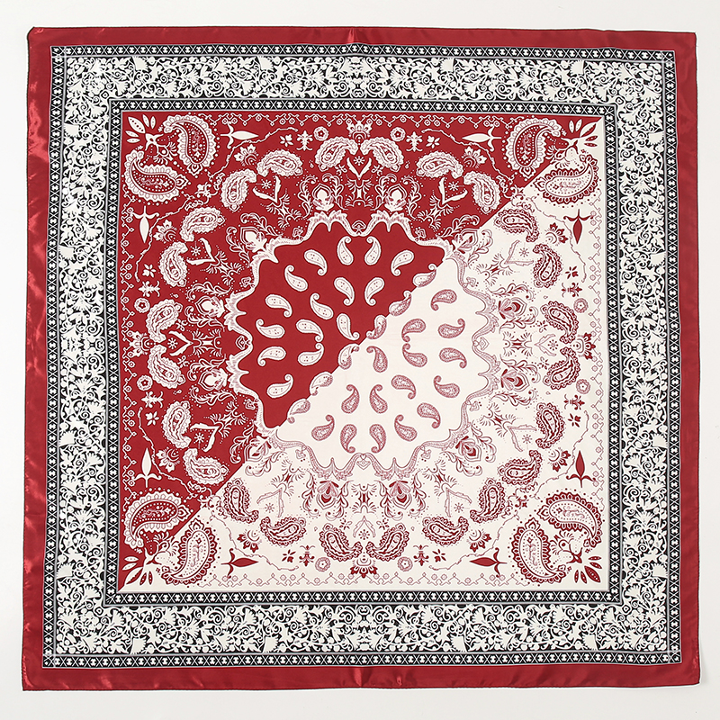 Satin Square Scarf Women Musli - Face Scarf Mask avis et prix
