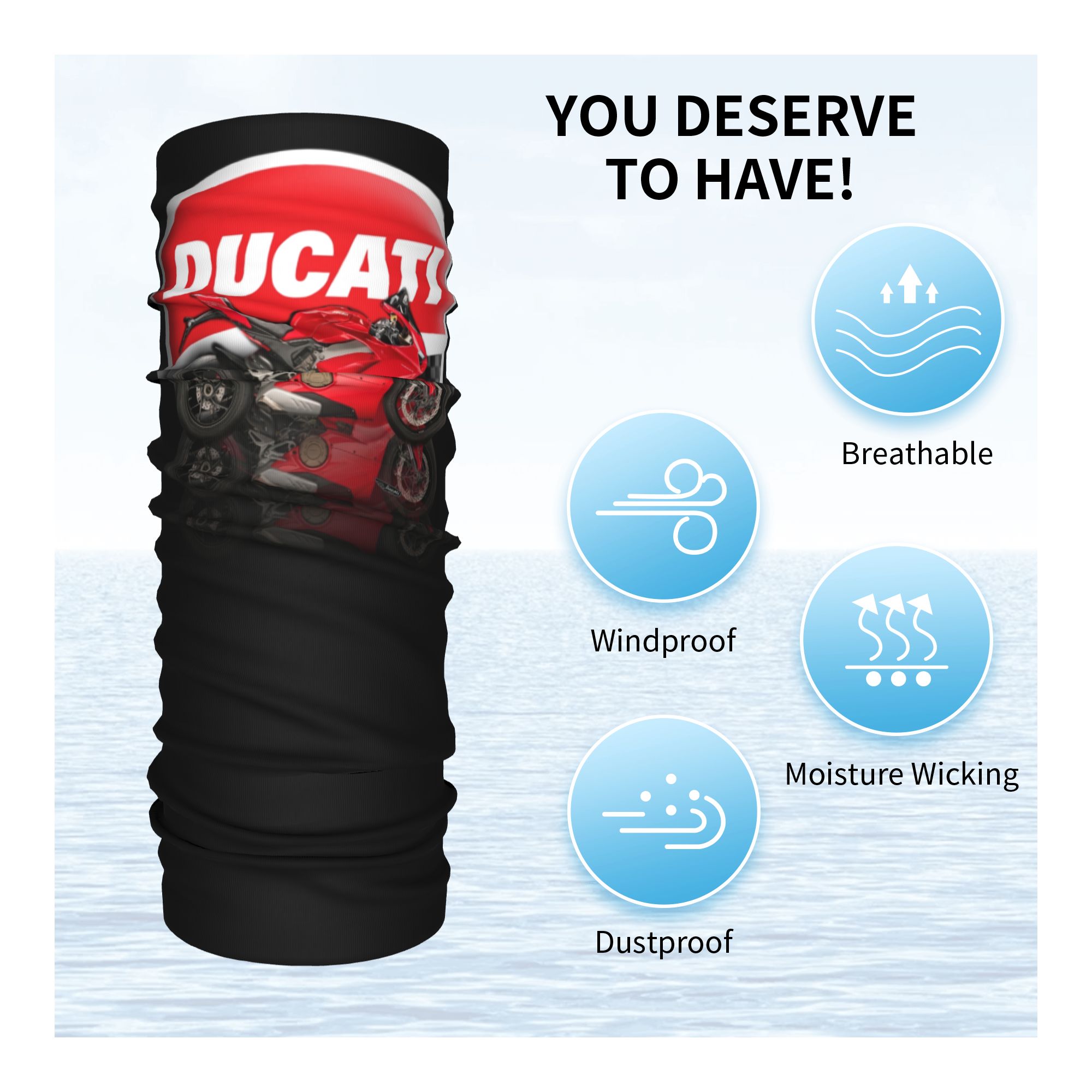 Custom Speed Ducatis Racing Ba - Neck Warmer Tube avis et prix