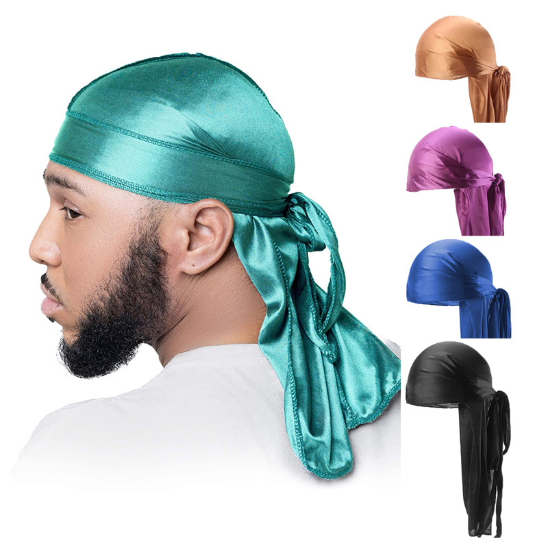5Pcs New silk Durag Bandana Tu - Bandana Doo Rag avis et prix