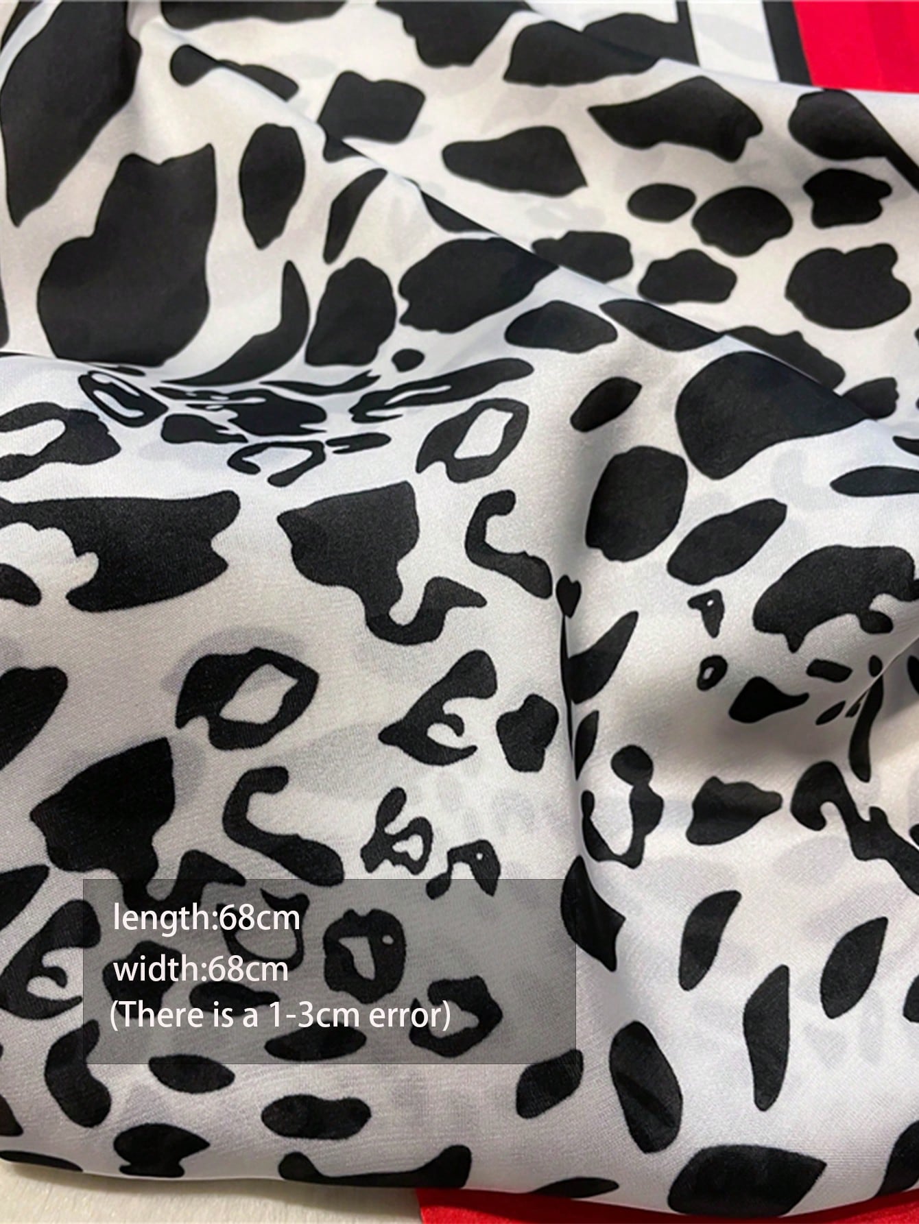 1pc Faux Silk Retro Leopard Pr - Bandana Cotton avis et prix