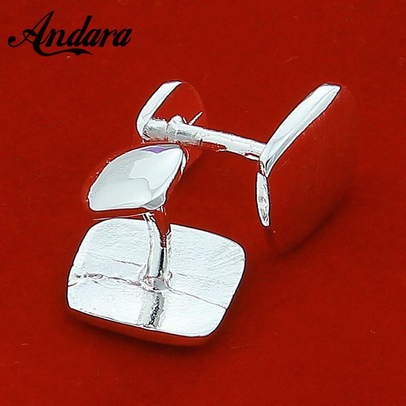 Hot Sale Silver Square Cufflin - Tie Clip Silver avis et prix