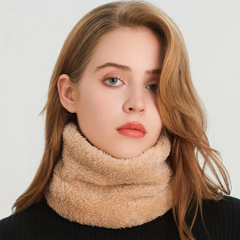 Windproof Plush Infinity Scarf - Infinity Scarf Knit avis et prix