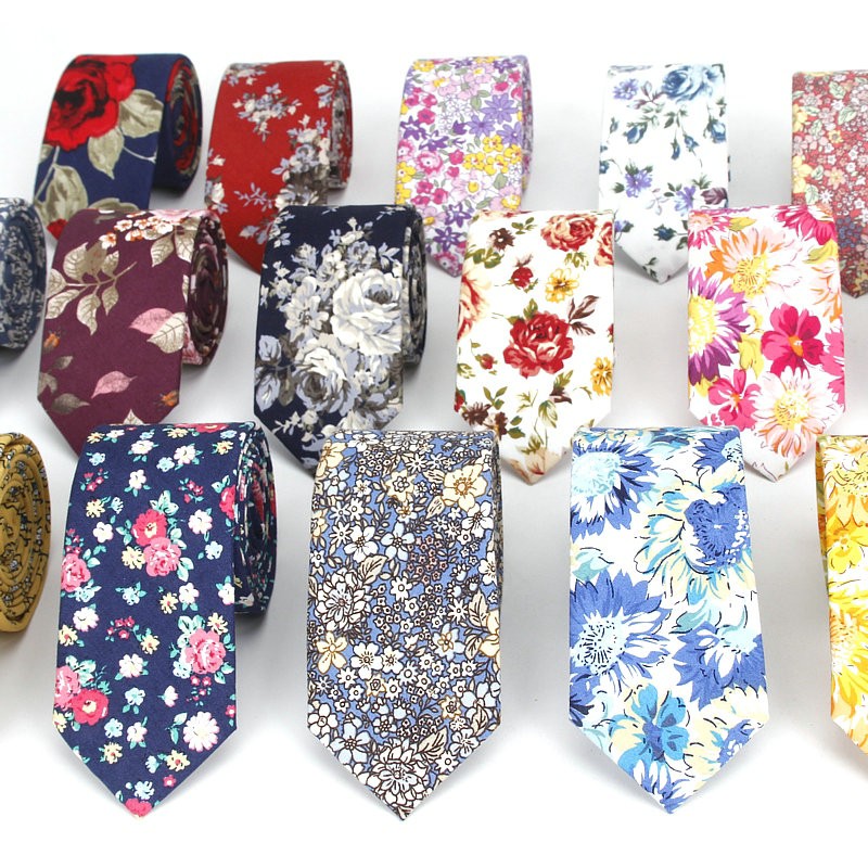 New Floral Tie For Men Women S - Skinny Tie Men avis et prix