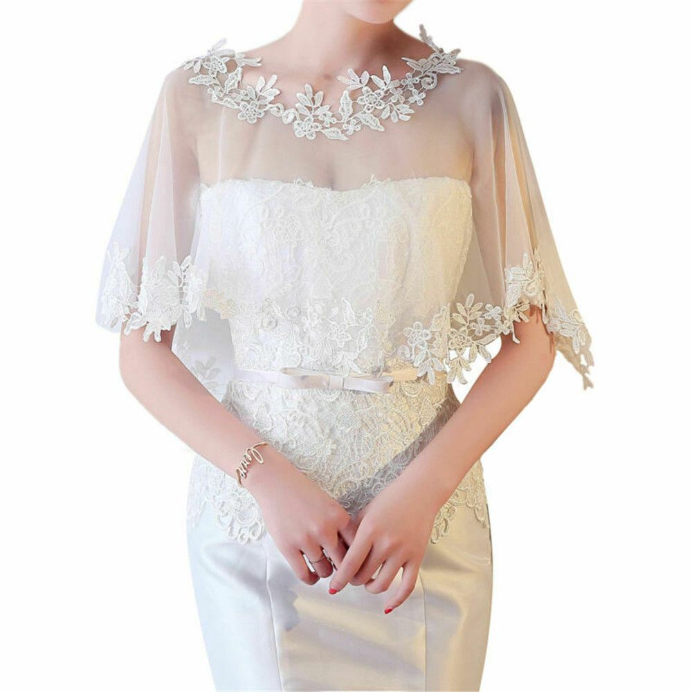 Fashion Elegant Lace Shawl Bri - Stole Wedding Shawl avis et prix