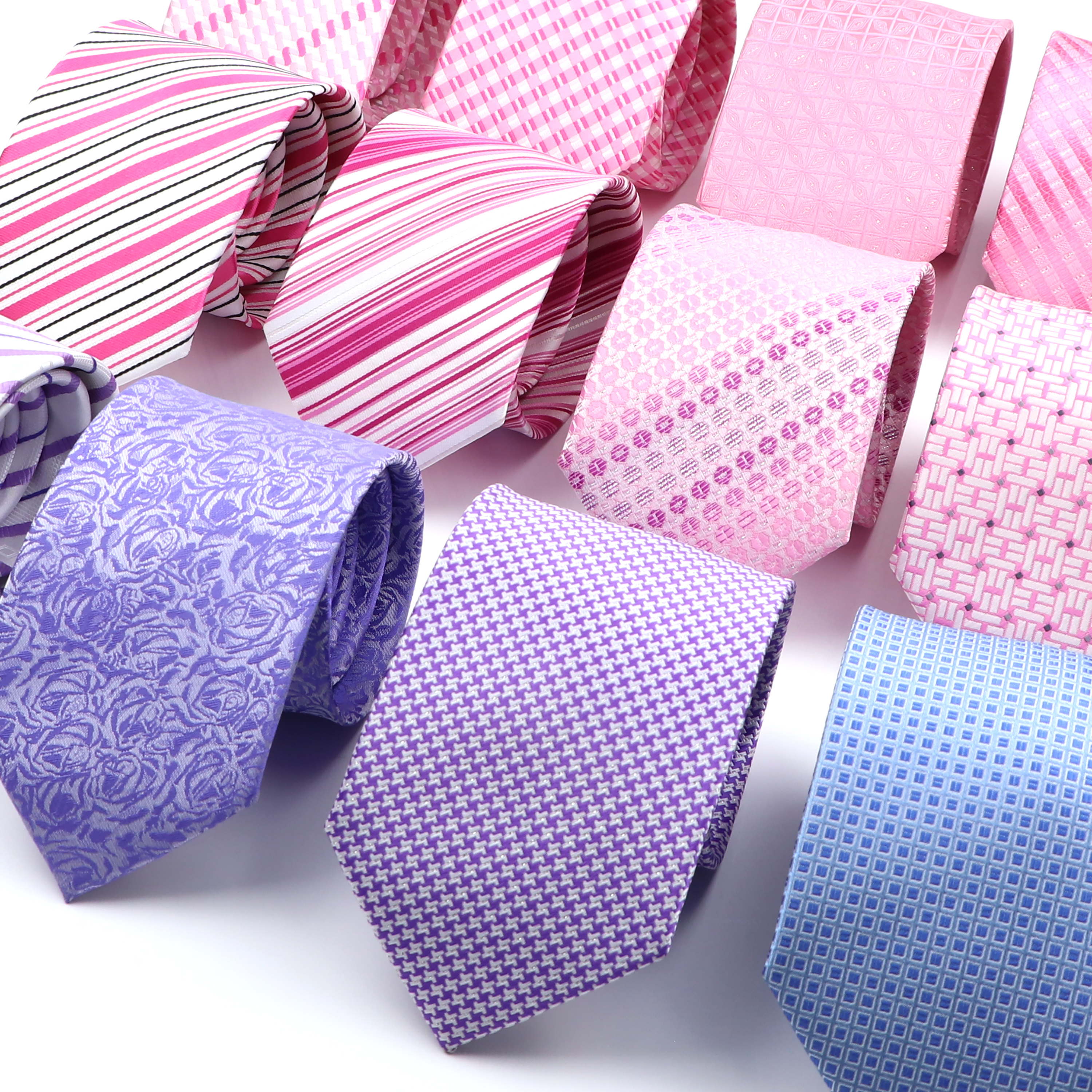 New Bright Pink Men Ties Class - Skinny Tie Men avis et prix
