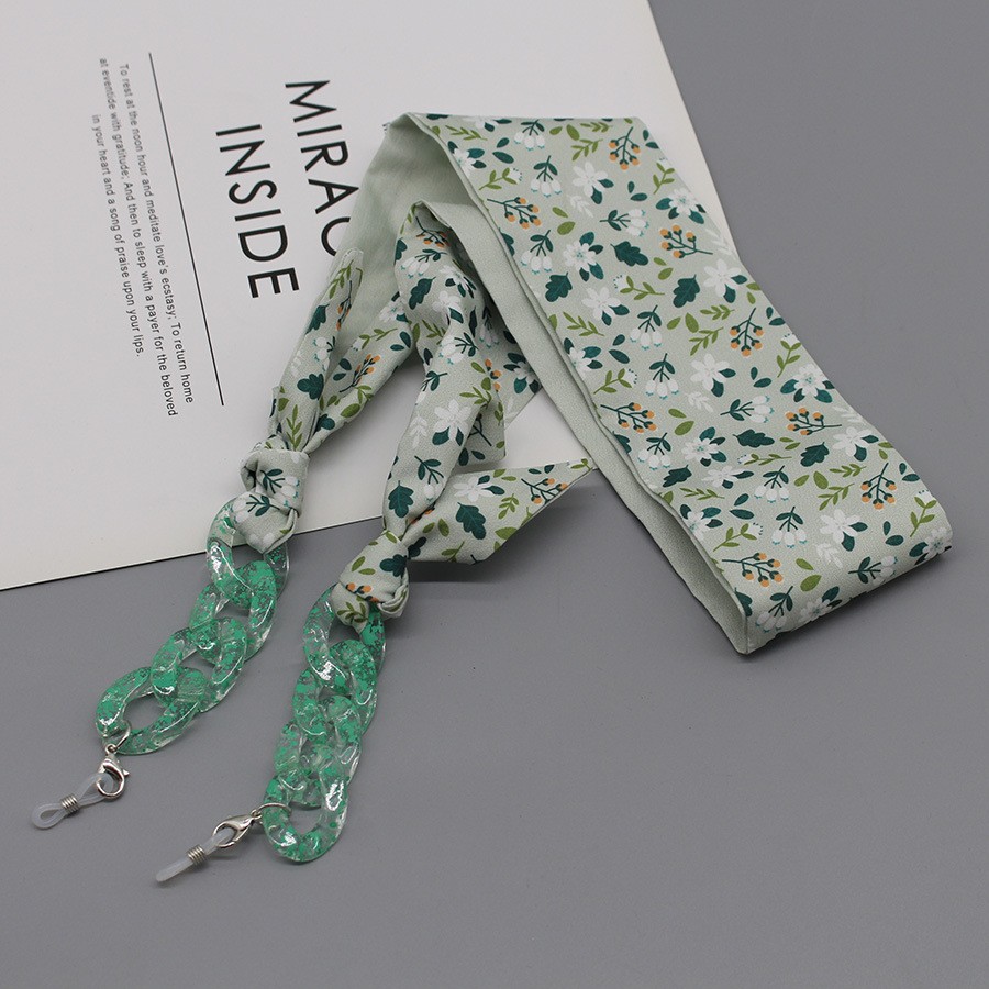 Bohemia Print Silk Scarf Glass - Silk Neck Scarf avis et prix