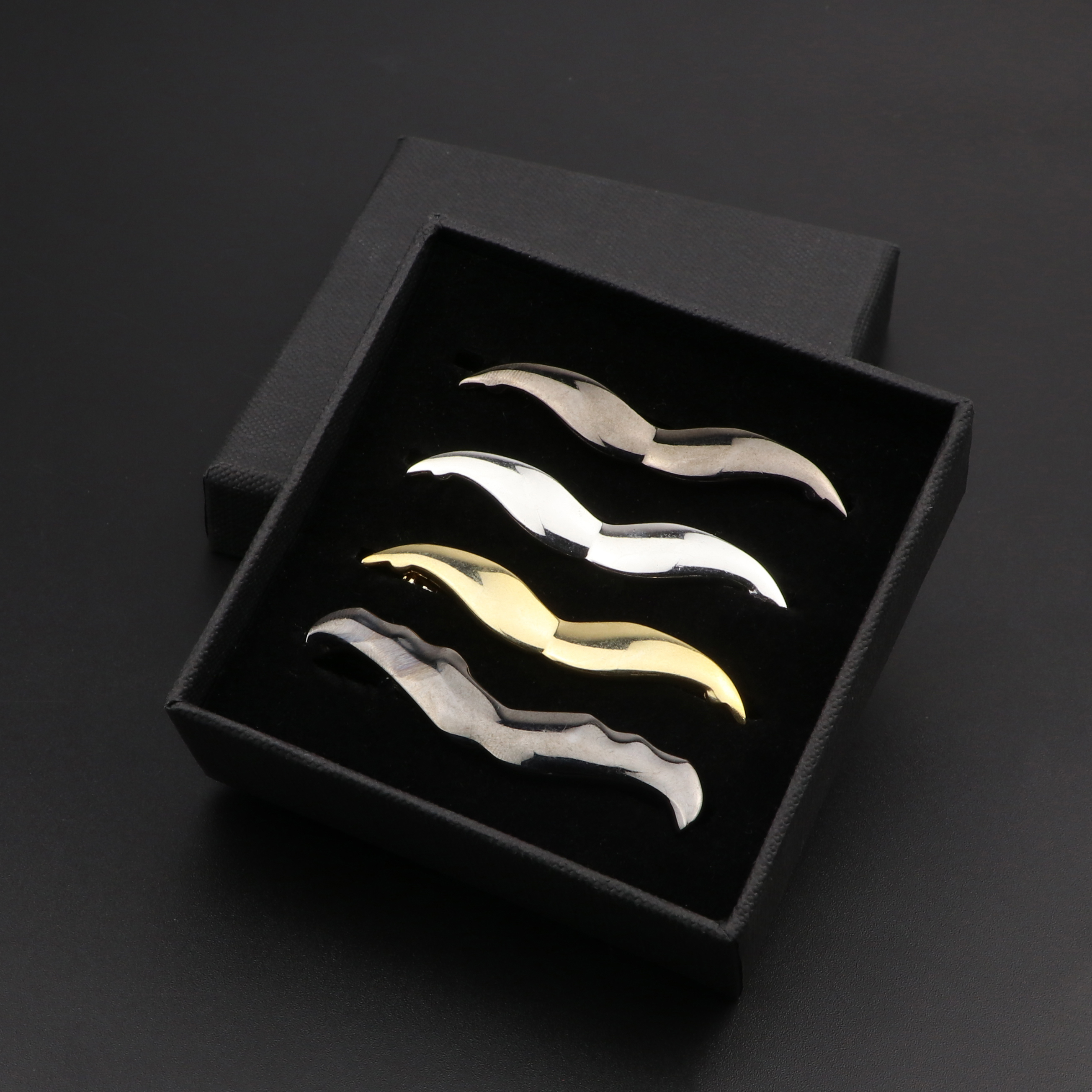 Fashion Metal Men Tie Clip Set - Tie Bar Set Gift avis et prix