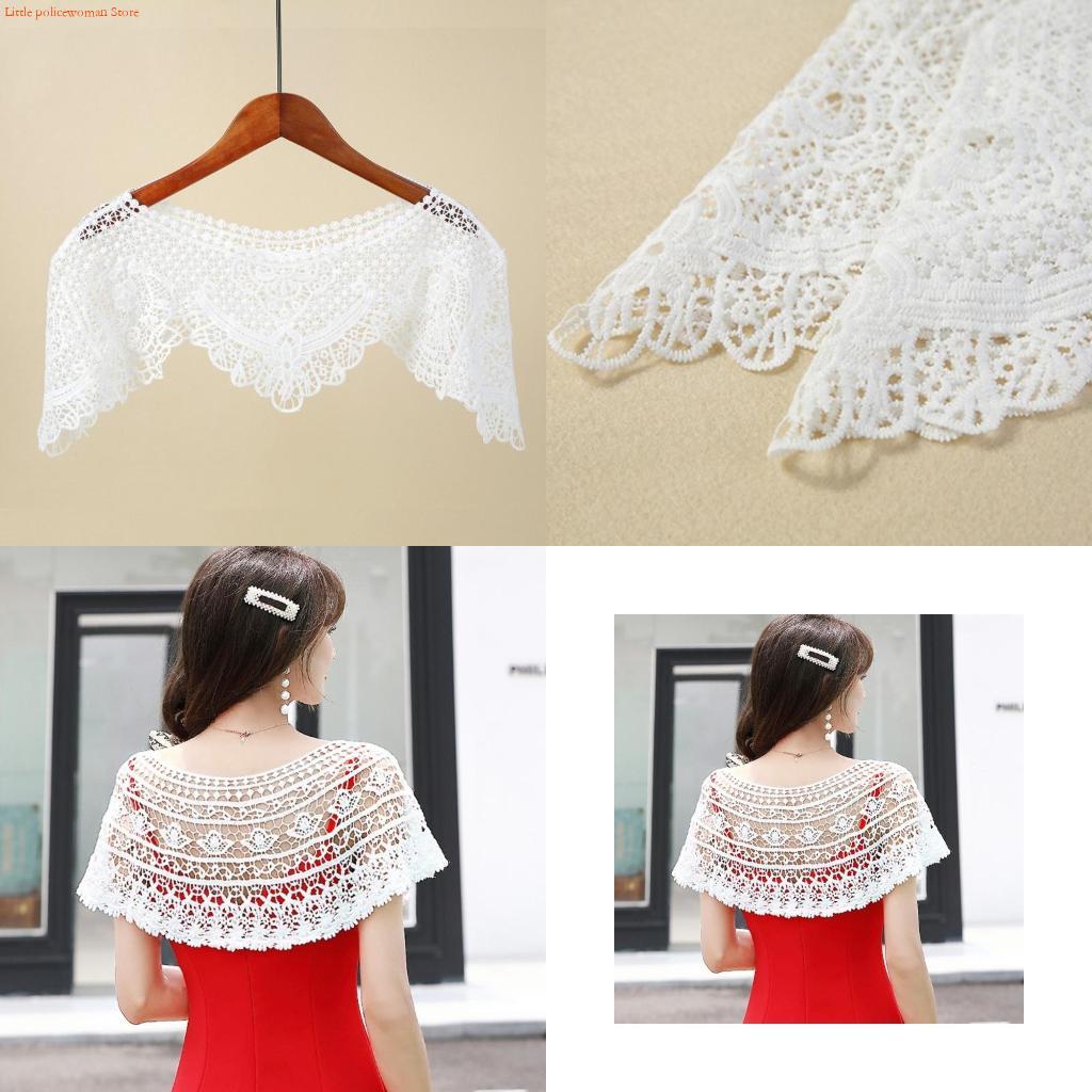 F92D Women Embroidery Floral L - Stole Wedding Shawl avis et prix