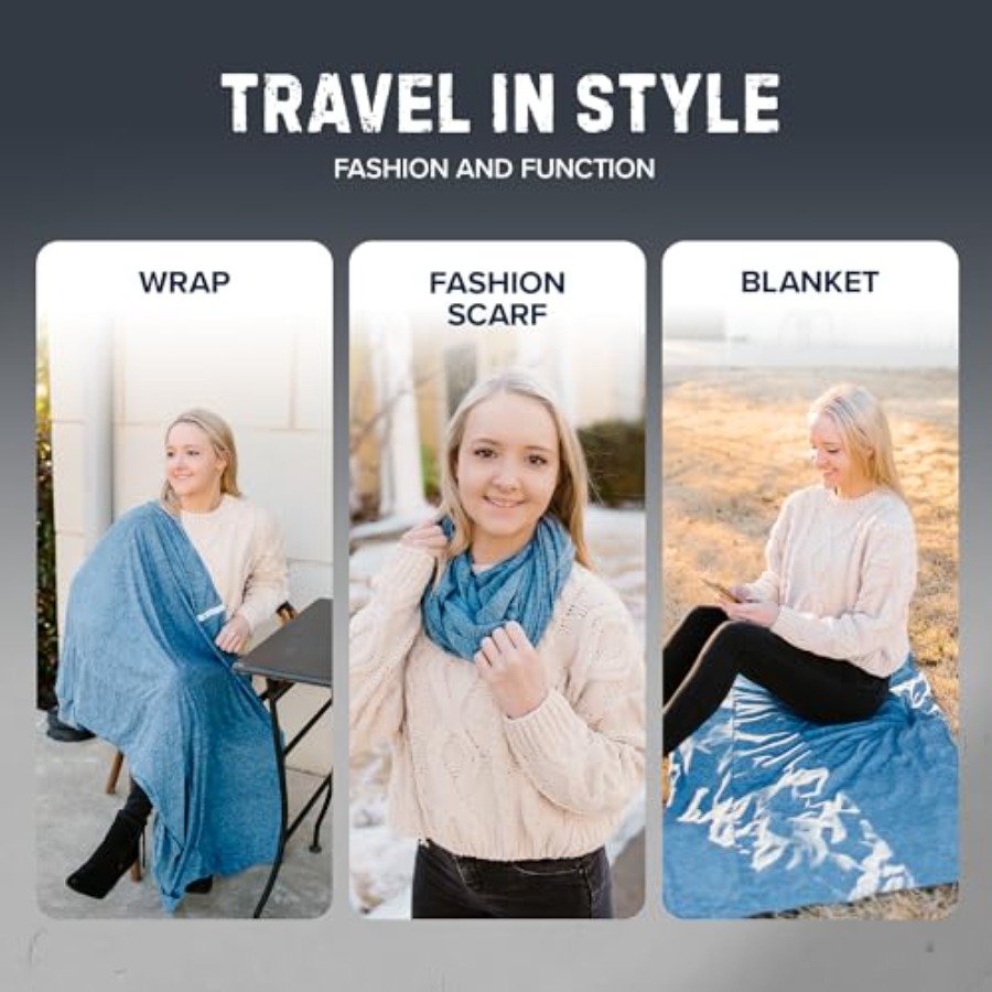 Infinity Travel Scarf Loop wit - Infinity Scarf Knit avis et prix