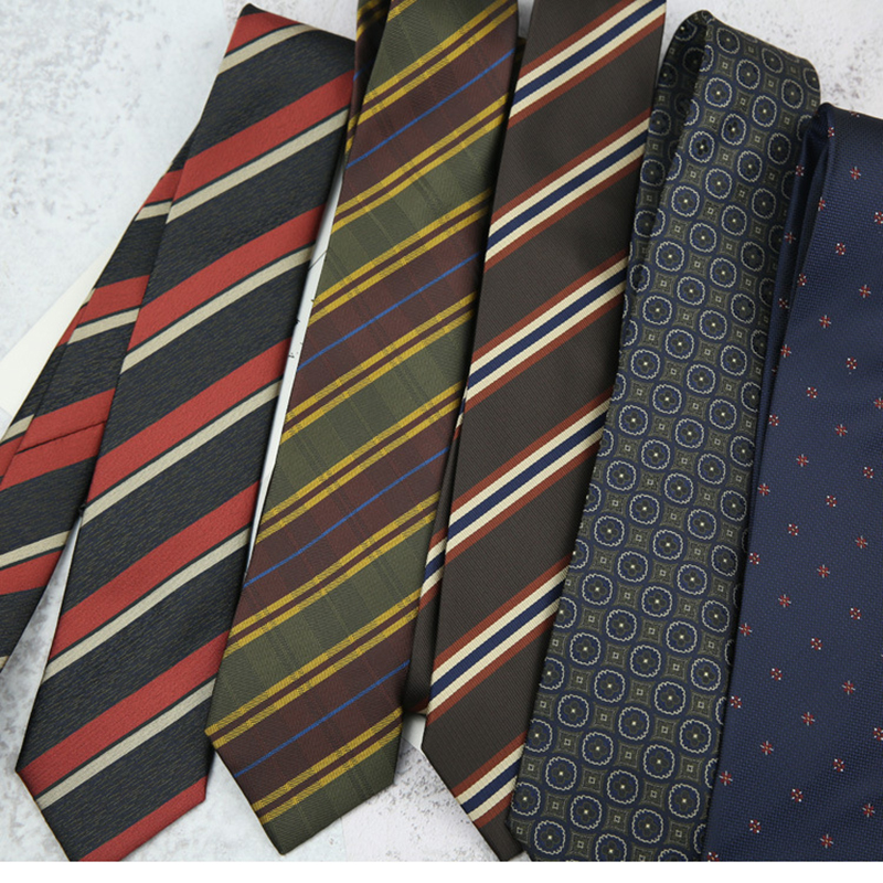 New Trendy Striped Neckties Fo - Skinny Tie Men avis et prix