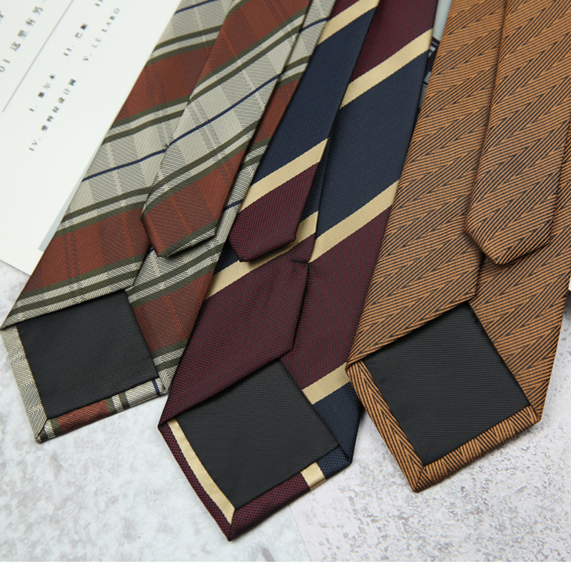 New Trendy Striped Neckties Fo - Skinny Tie Men avis et prix