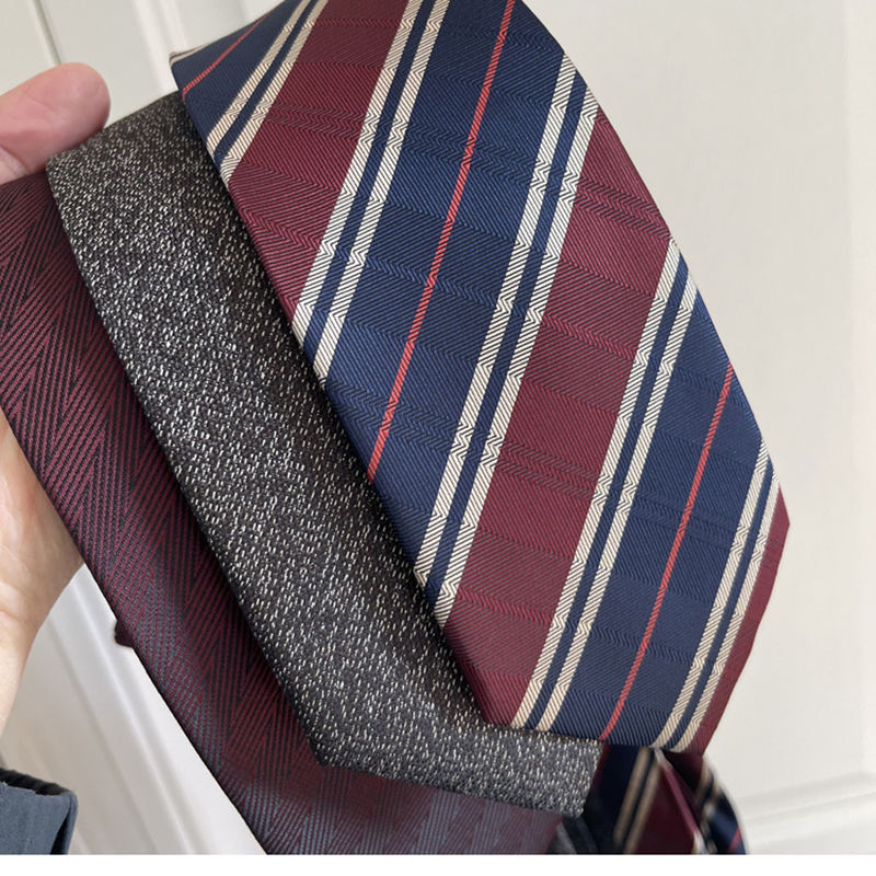 New Trendy Striped Neckties Fo - Skinny Tie Men avis et prix