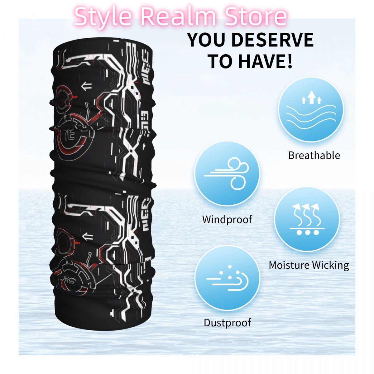 Custom Japanese Tokyo Flower T - Neck Warmer Tube avis et prix