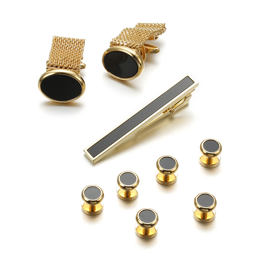 VAGULA New 9PCS Cuff links Tie - Tie Bar Set Gift avis et prix