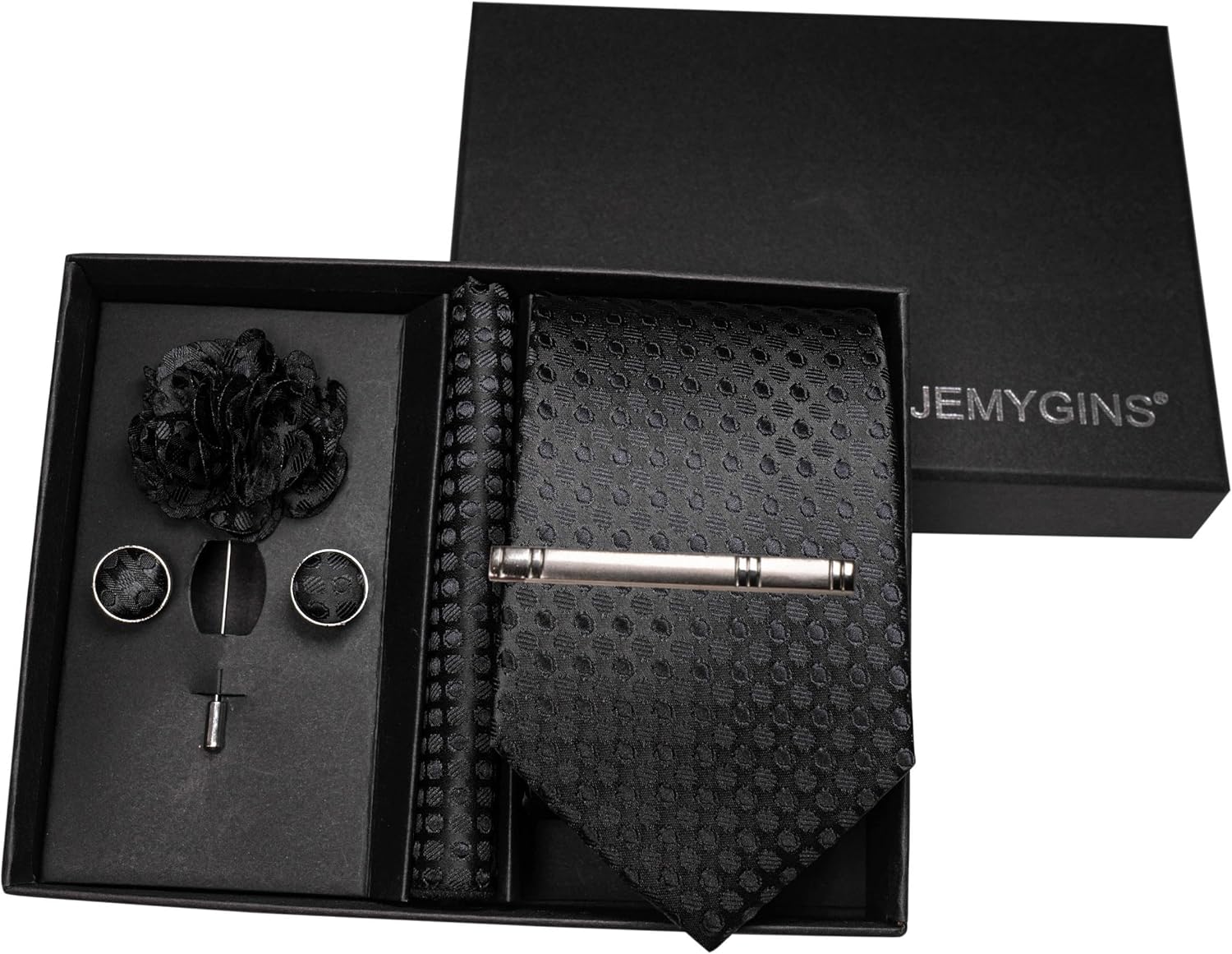 5PCS Men's Tie Set with Pocket - Pocket Square Set avis et prix