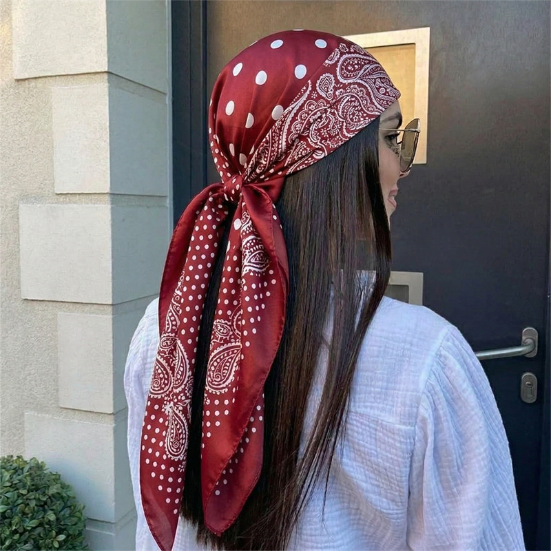 90cm Luxury Brand 2026 Dot Pri - Face Scarf Mask avis et prix
