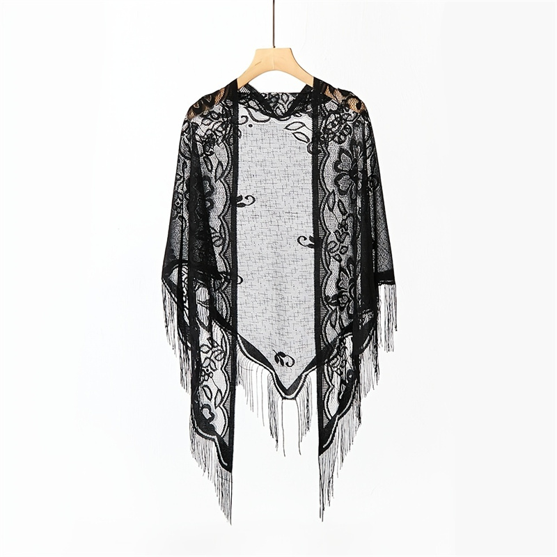 New Embroidery Lace Scarf Shaw - Stole Wedding Shawl avis et prix