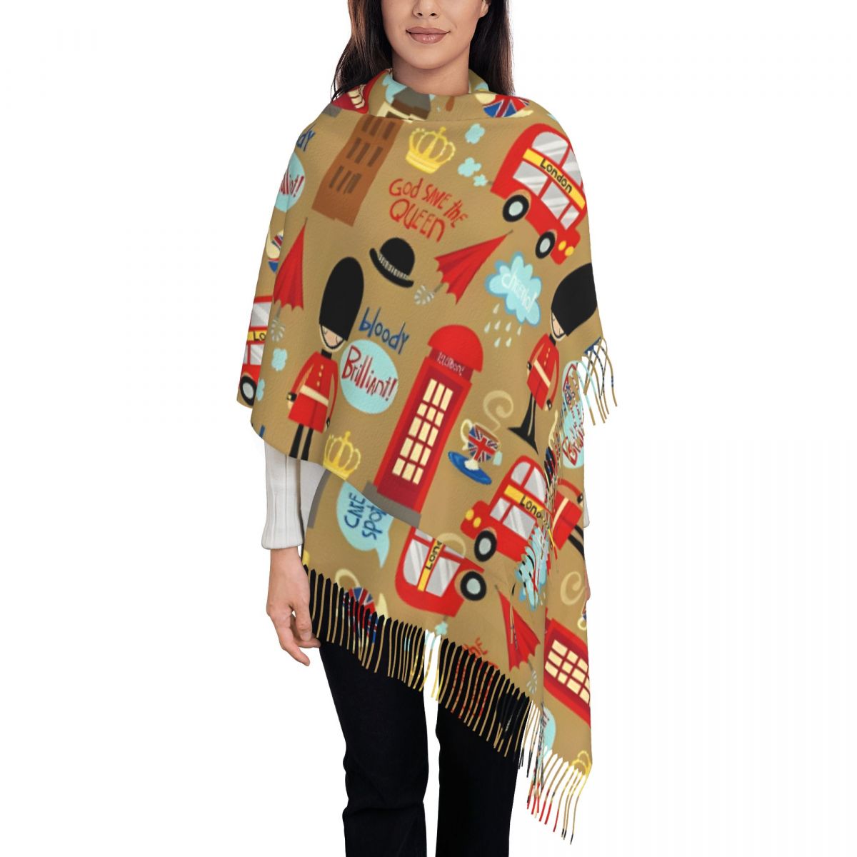 Enchanted London Scarf for Wom - Pashmina Wrap Large avis et prix