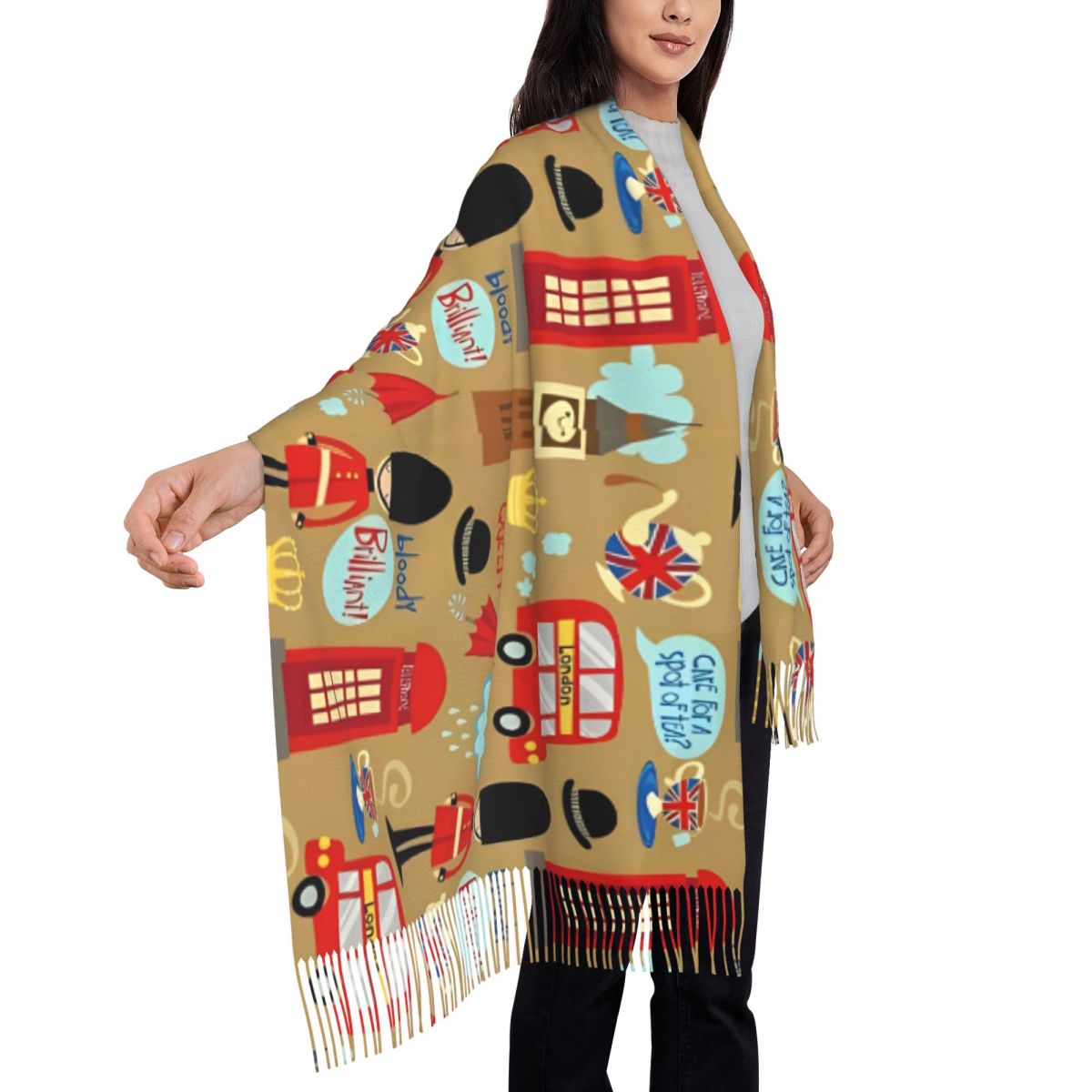 Enchanted London Scarf for Wom - Pashmina Wrap Large avis et prix