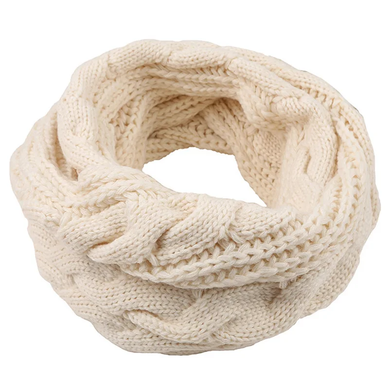 Men Women Boys Girls Thick Rib - Infinity Scarf Knit avis et prix