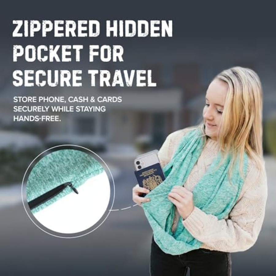 Infinity Travel Scarf Loop wit - Infinity Scarf Knit avis et prix