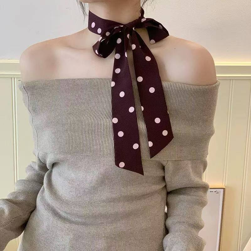 Polka Dot and Striped Print Sc - Silk Tie Striped avis et prix