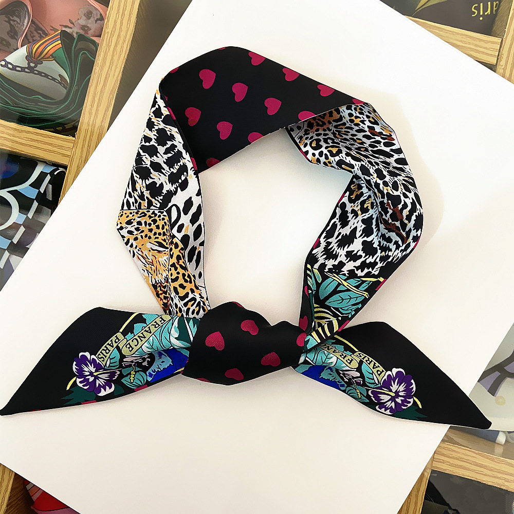 Brand Leopard Parrot Heart Sil - Head Wrap Turban avis et prix