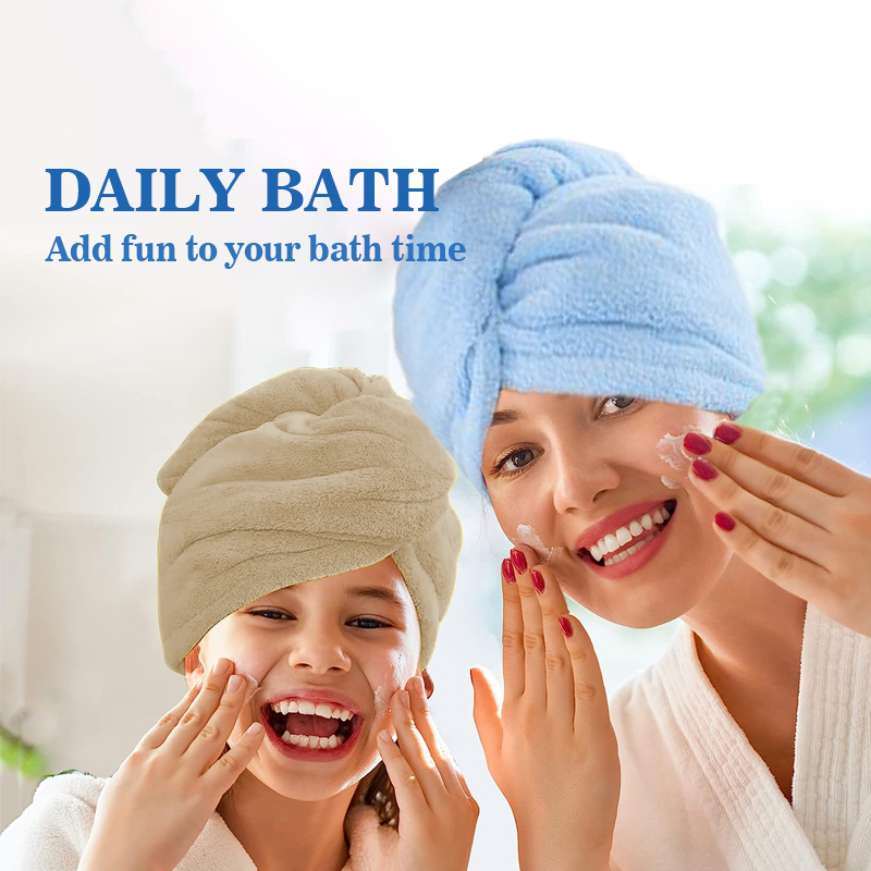 Microfiber Hair Towel Wrap for - Head Wrap Turban avis et prix