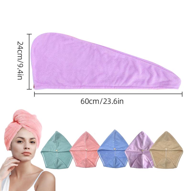 Microfiber Hair Towel Wrap for - Head Wrap Turban avis et prix