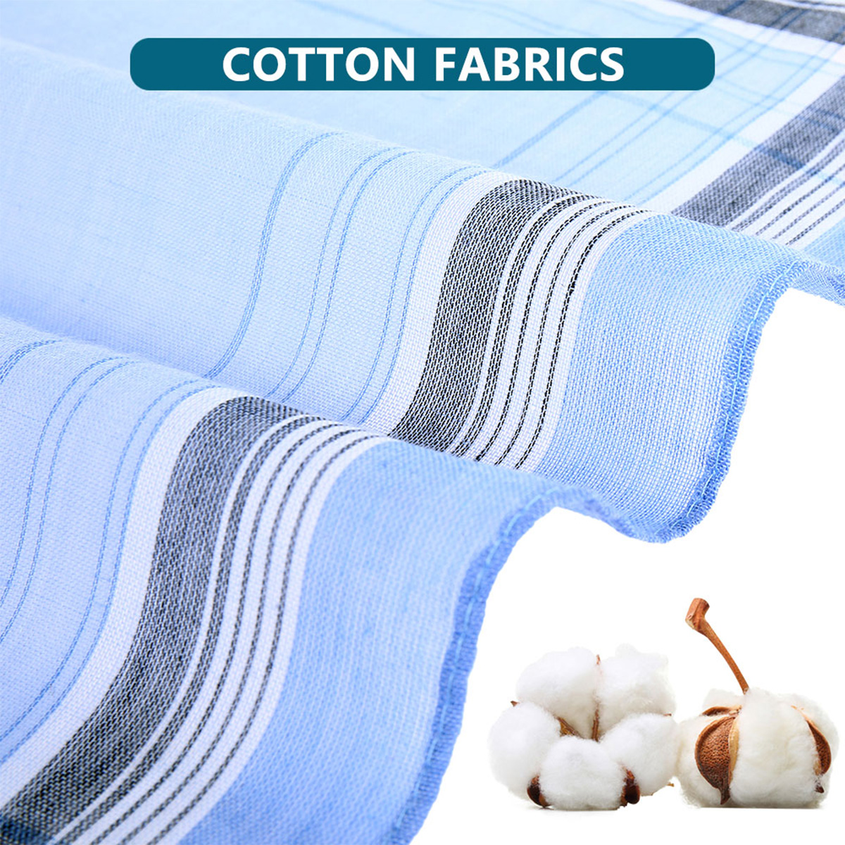 12Pcs Pure Cotton Men's Handke - Handkerchief Cotton Men avis et prix