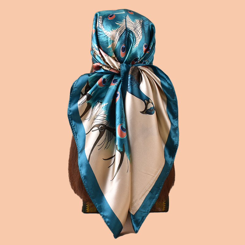 1PC Ladies Large Square Scarf  - Scarf Silk Square avis et prix
