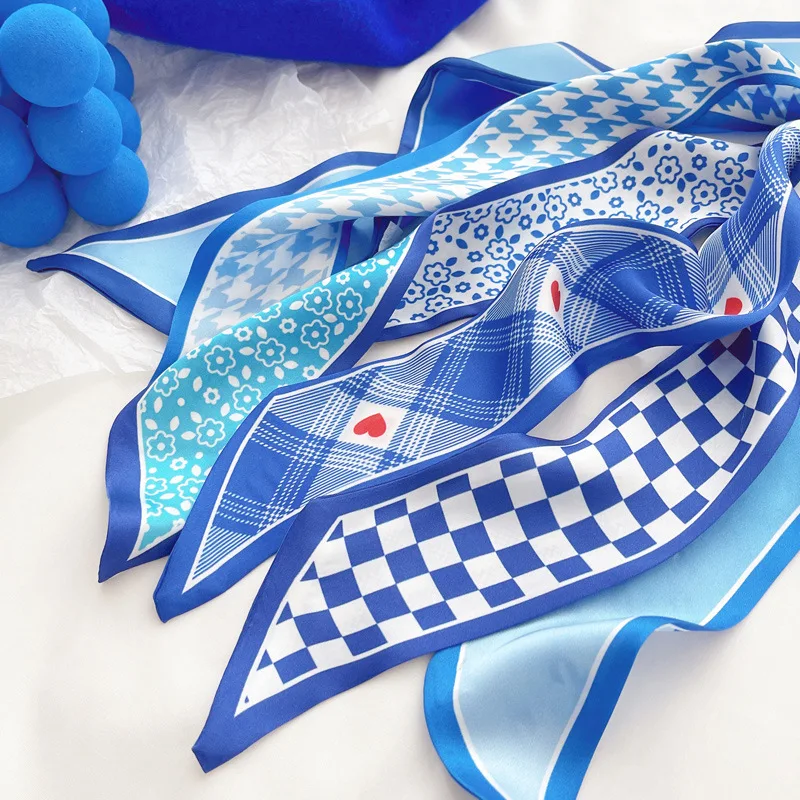 Klein blue silk scarf new chec - Silk Tie Striped avis et prix