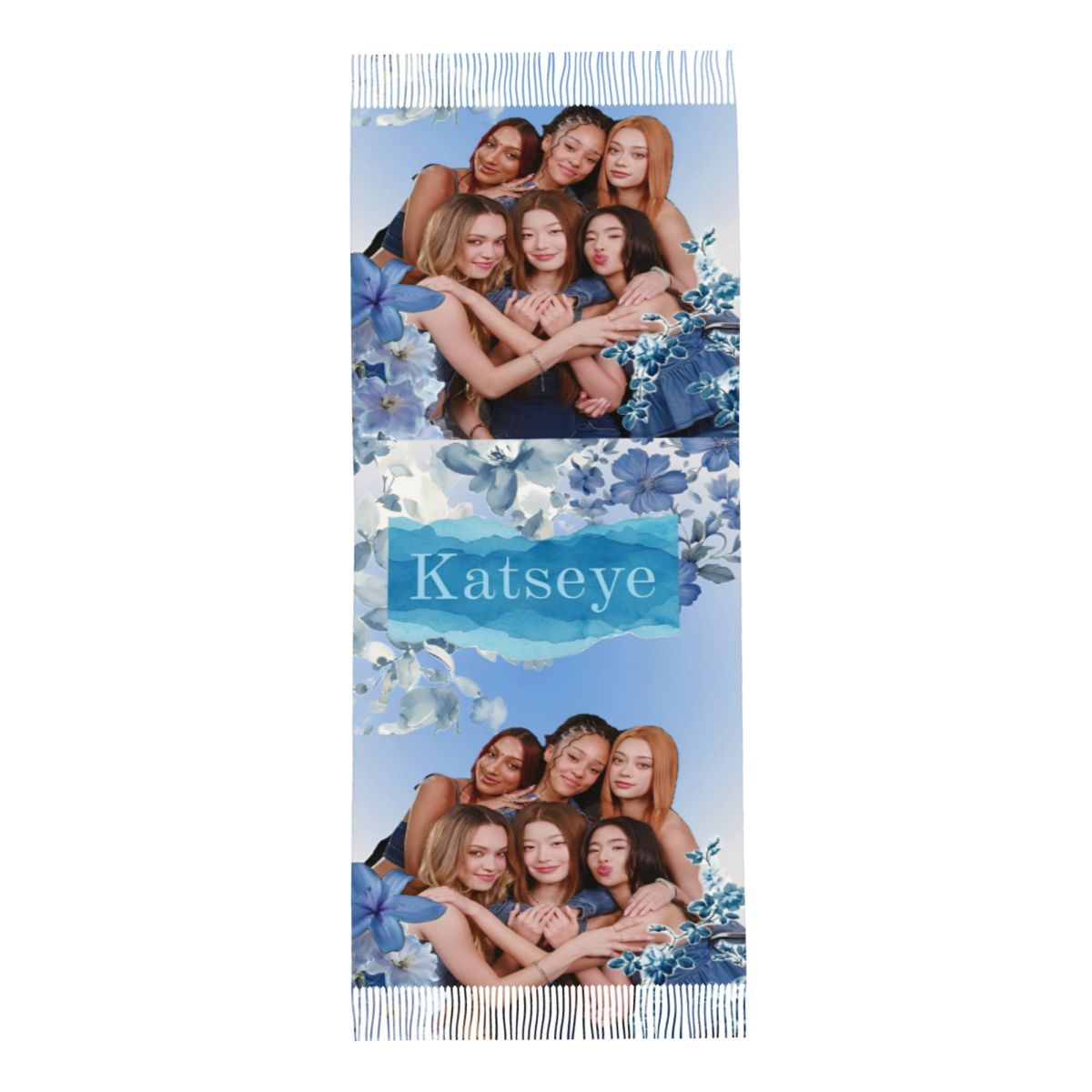 Katseye Kpop Scarf for Women W - Pashmina Wrap Large avis et prix