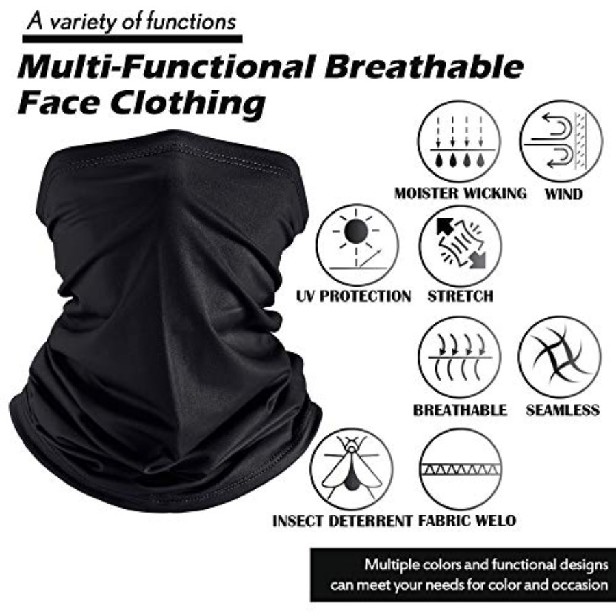 Geyoga Neck Gaiter Bandana Fac - Face Scarf Mask avis et prix