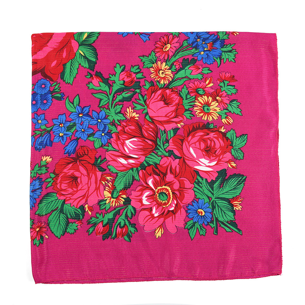 110*110cm Golden Silvery Wire  - Bandana Cotton avis et prix