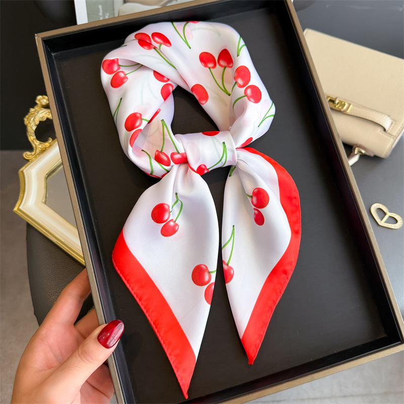 Luxury Square Satin Scarf Wome - Head Wrap Turban avis et prix