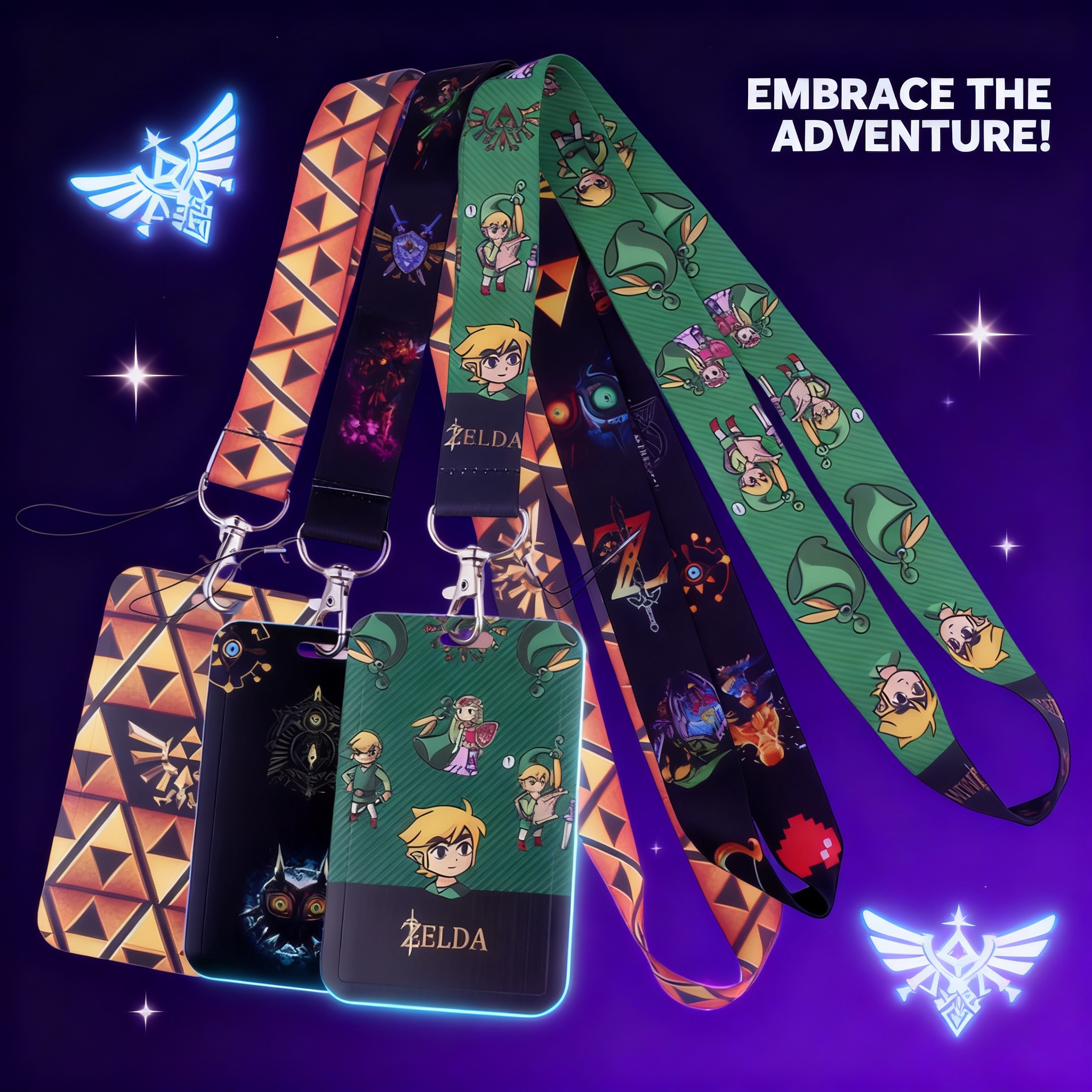 Cartoon Game Lanyards for Key  - Lanyard Badge Holder avis et prix