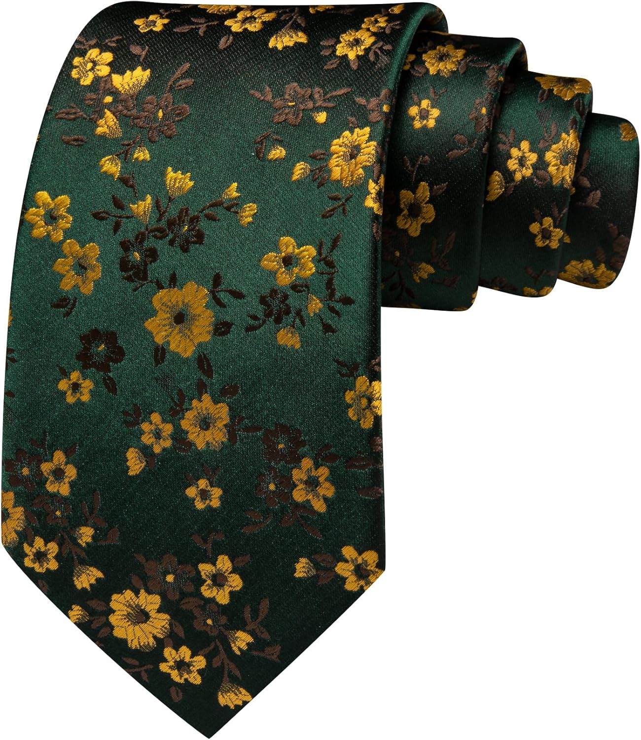Men's Floral Paisley Silk Tie  - Pocket Square Set avis et prix